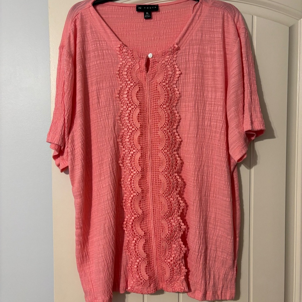 Dark Peach/Salmon blouse